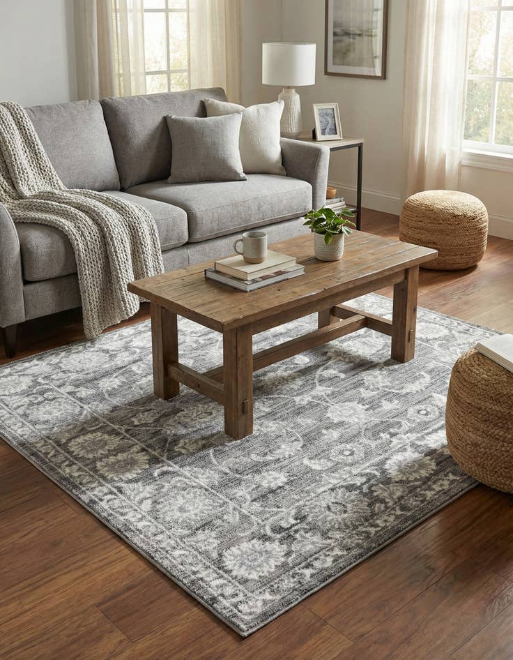 Detail image of 5' 3 x 5' 3 Boston Square Rug