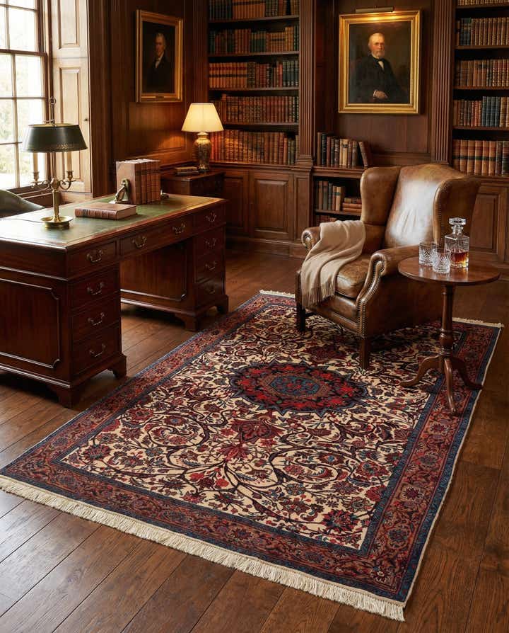 4' 7 x 6' 1 Bidjar Wool Rug