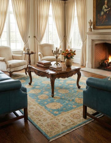 4' 11 x 6' 7 Kaizar Wool Rug