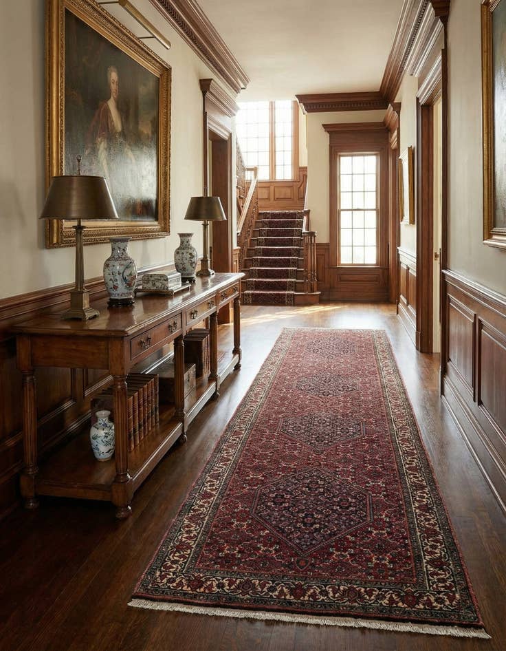 Detail image of 2' 9 x 13' 3 Bidjar Wool Runner Rug