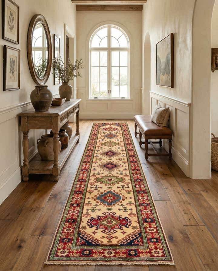 2' 9 x 15' 6 Hand Knotted Kazak Runner Rug