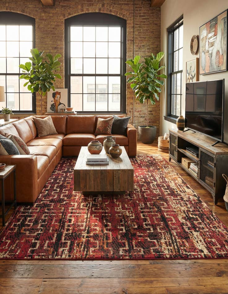 Detail image of 10' x 14' Saturn Rug