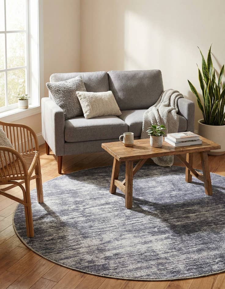 Detail image of  5' x 5' Asha Round Rug