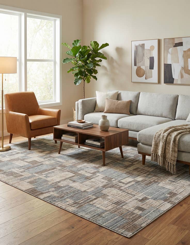 Detail image of 6' 8 x 9' 6 Deepa Rug