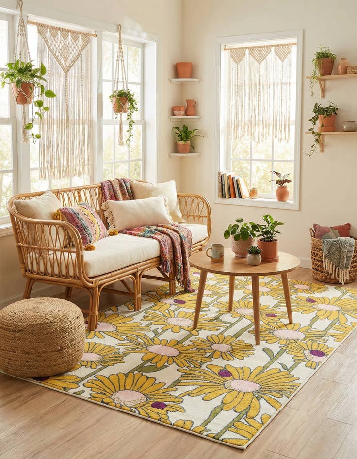 Detail image of 6' x 9' Bloom Rug