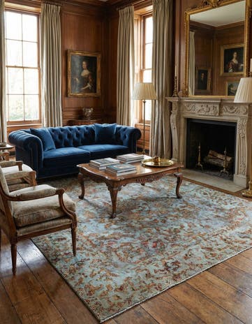 8' 1 x 11' 2 Vintage Royal Wool Rug