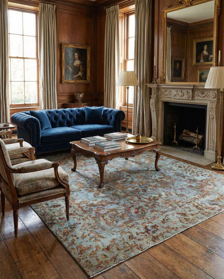 8' 1 x 11' 2 Vintage Royal Wool Rug