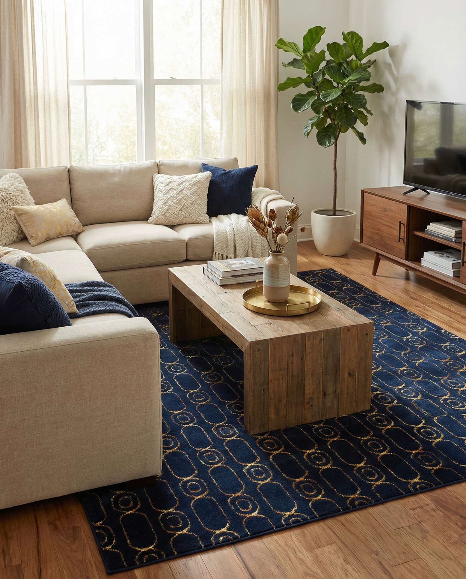 7' 10 x 7' 10 Vogue Geo Square Rug