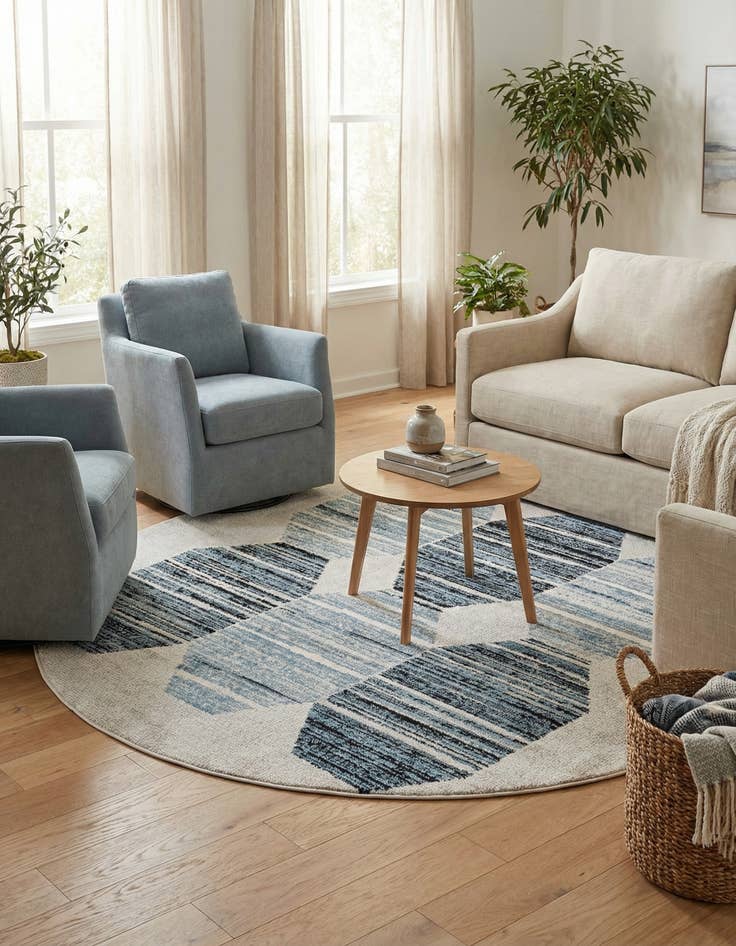 Detail image of 7' x 7' Aramis Round Rug