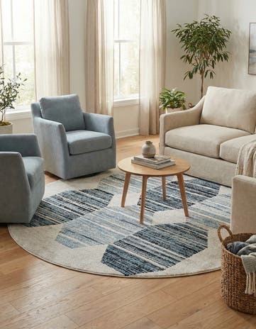 7' x 7' Aramis Round Rug