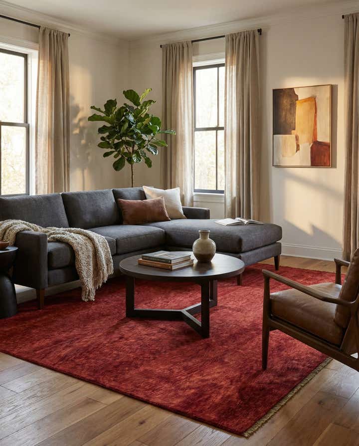 5' 5 x 8' 5 Hand Knotted Modern Ziegler Rug