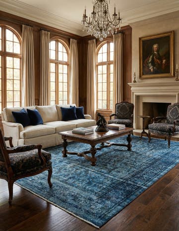 8' 11 x 12' 9 Vintage Royal Wool Rug