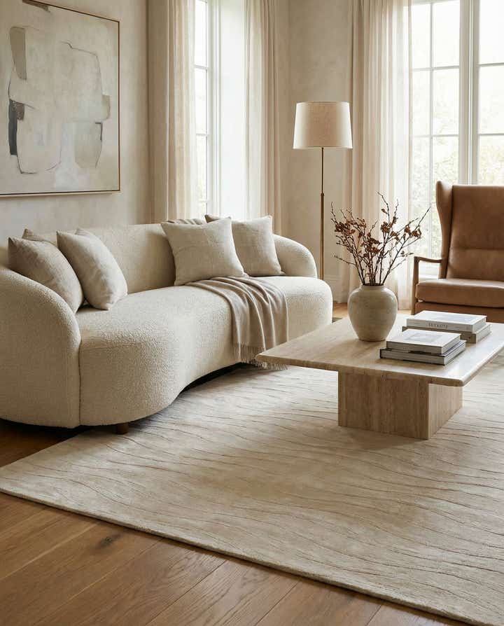 5' 7 x 7' 9 Hand Knotted Darya Wool Rug