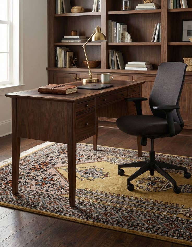 Detail image of 2' 9 x 4' 3 Hand Knotted Bokhara Oriental Wool Rug