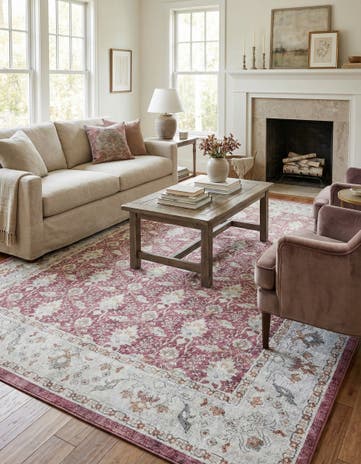 9' 5 x 13' 1 Washable Timeless Rug