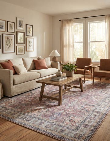 8' 4 x 12' Washable Timeless Rug