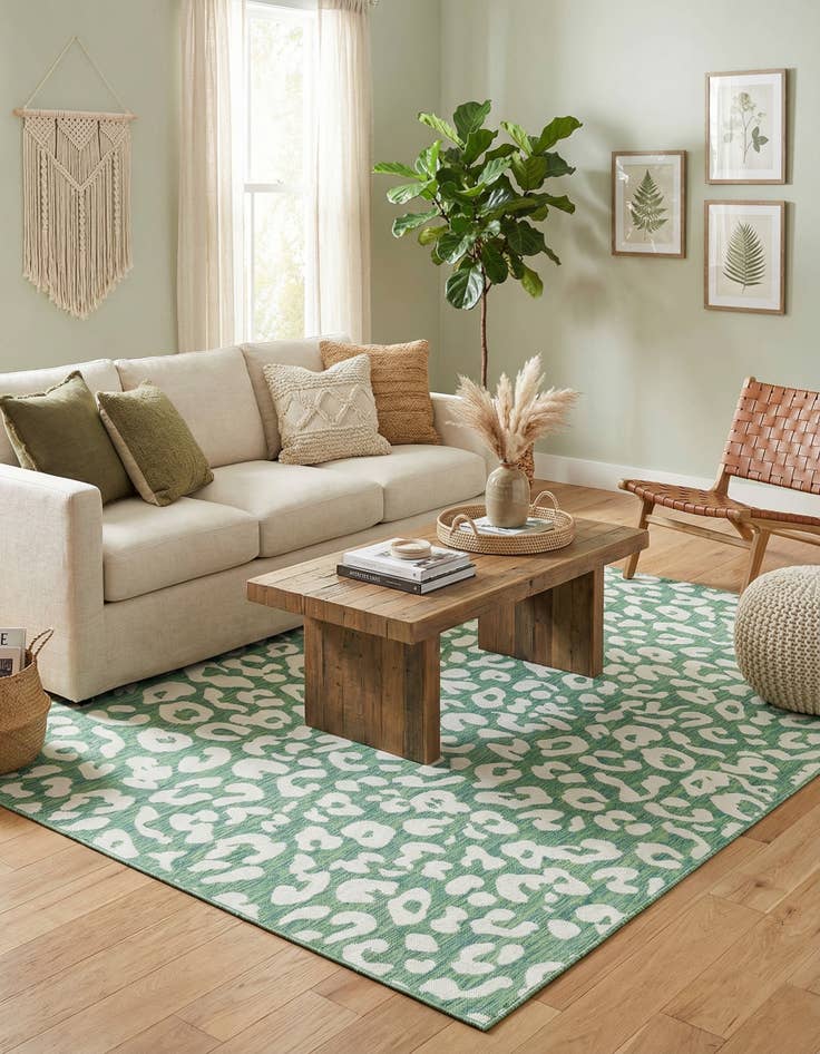 Detail image of  7' x 10'  Washable Safari Indoor / Outdoor Rug