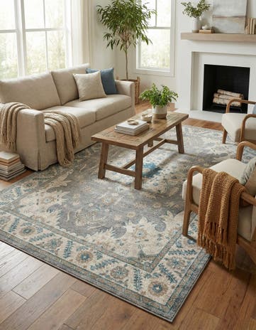 Gray Viola Rug