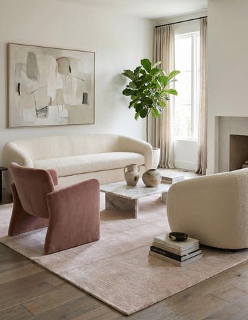 5' 5 x 7' 10 Hand Knotted Darya Wool Rug