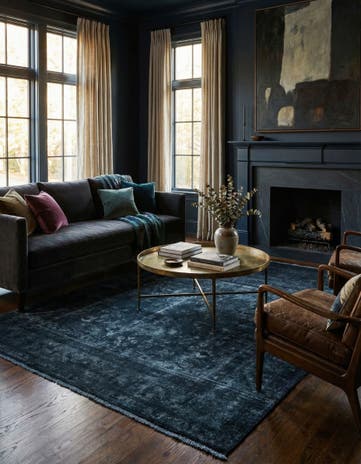 7' 10 x 10' 10 Hand Knotted Ultra Vintage Persian Wool Rug