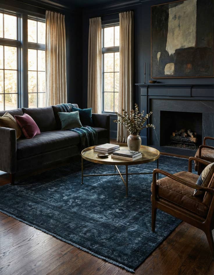 Detail image of 7' 10 x 10' 10  Hand Knotted Ultra Vintage Persian Wool Rug