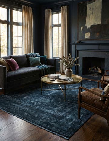 7' 10 x 10' 10 Hand Knotted Ultra Vintage Persian Wool Rug