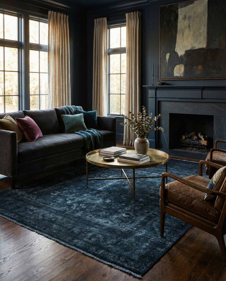 Detail image of 7' 10 x 10' 10 Hand Knotted Ultra Vintage Persian Wool Rug