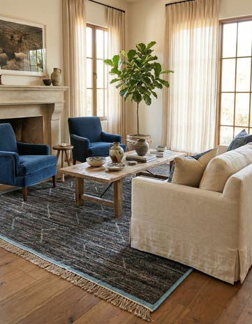 9' x 12' 8 Hand Knotted Moroccan Wool Rug