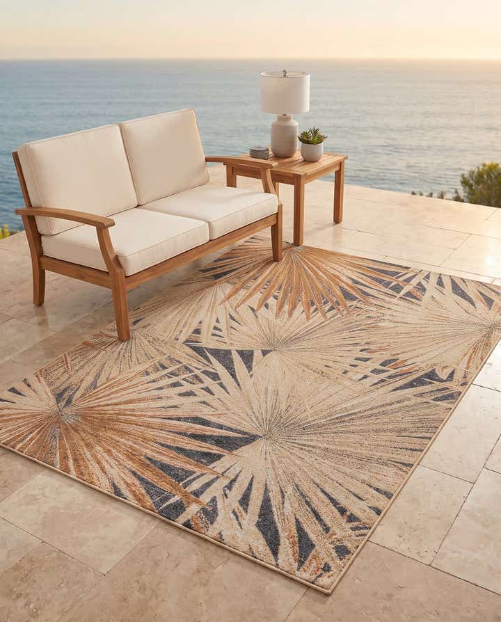155cm x 215cm Fácil de limpiar Botanical Alfombra Comprar todos los estilos