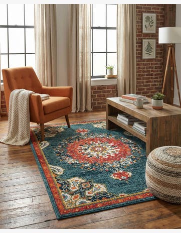 Blue Madeline Rug