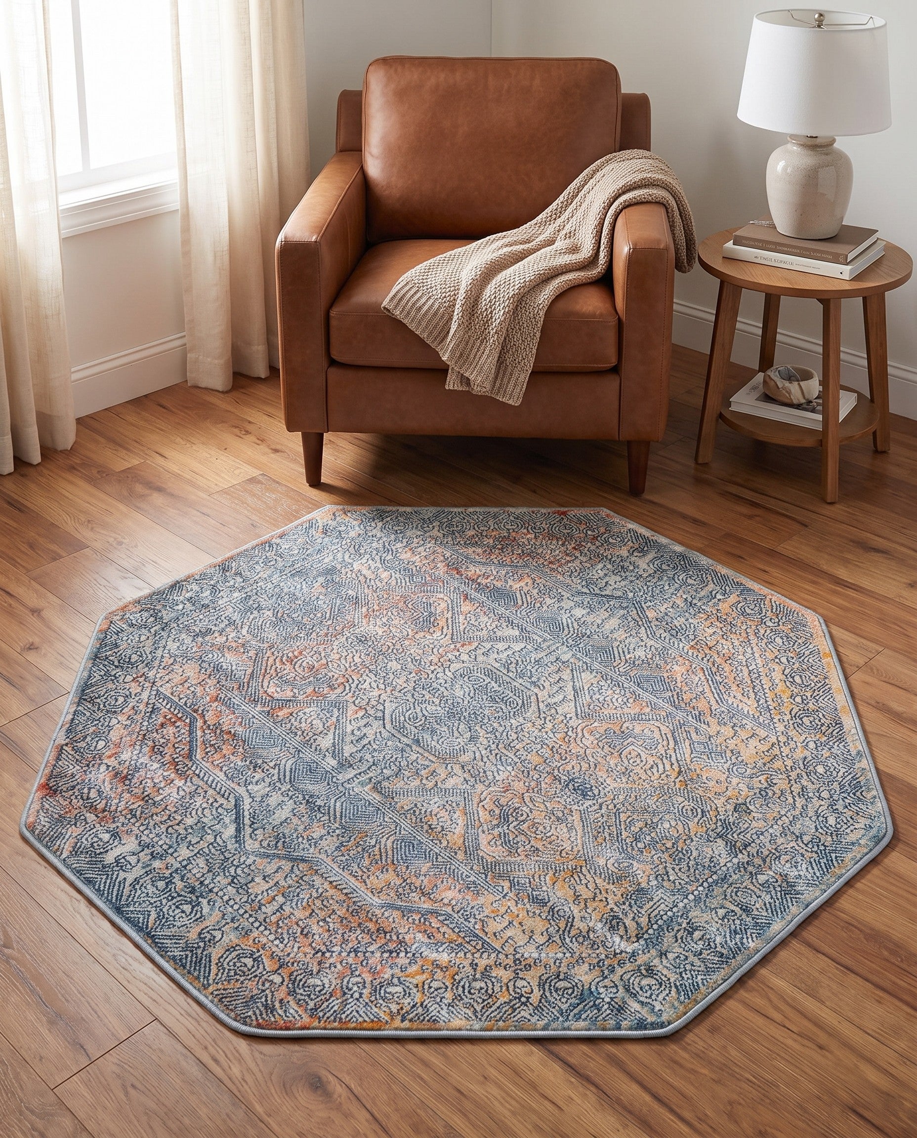 4' x 4' Newport Octagon Rug