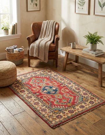 2' 8 x 4' 2 Hand Knotted Kazak Rug