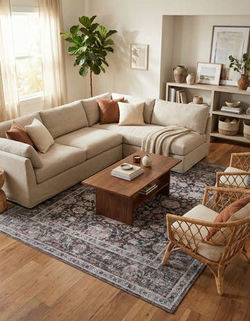 Pecan Brown Yara Rug