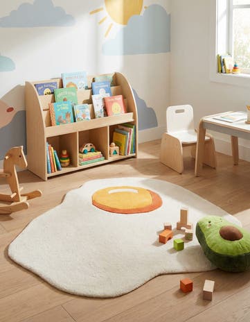 5' 1 x 5' 1 Playtime Kids Wool Freeform Rug