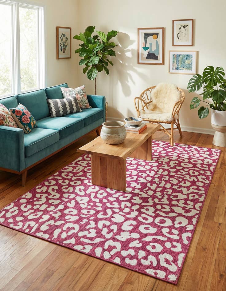 Detail image of  5' 3 x 8'  Washable Safari Indoor / Outdoor Rug