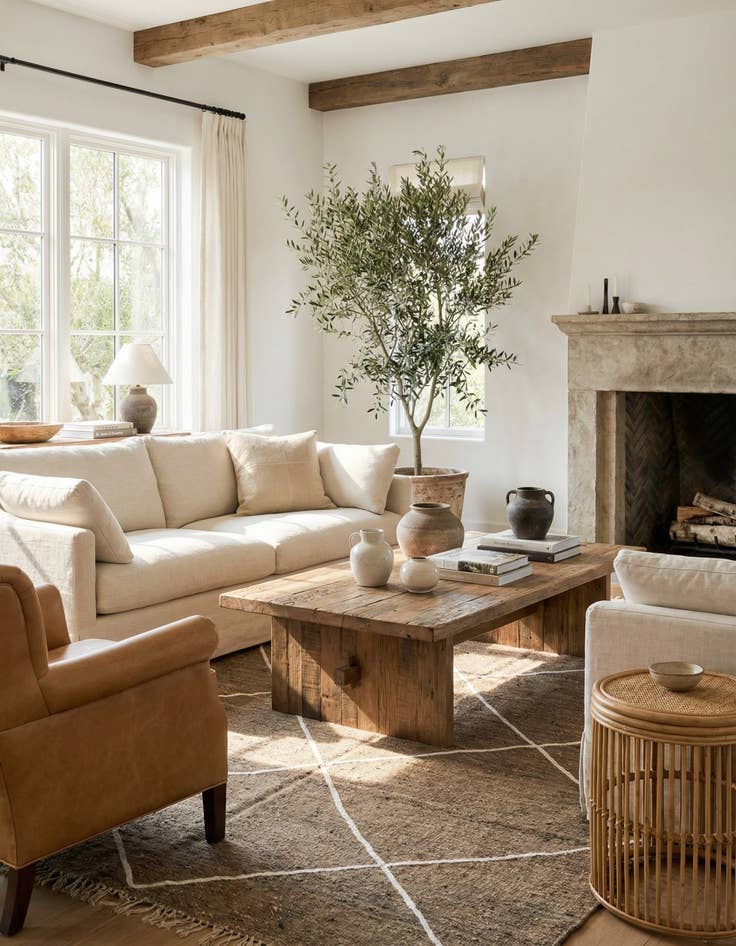 Detail image of 4' 9 x 7' 10  Hand Knotted Moroccan Wool Rug