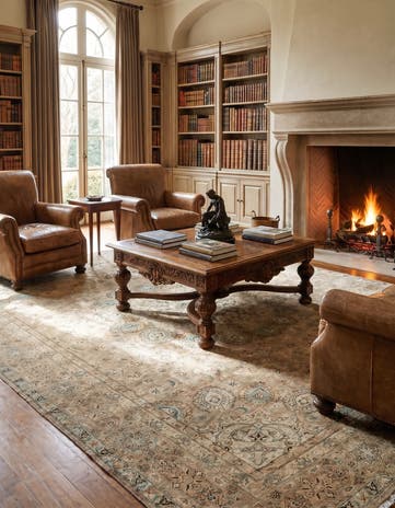 10' 4 x 15' 4 Hand Knotted Tabriz Persian Wool Rug