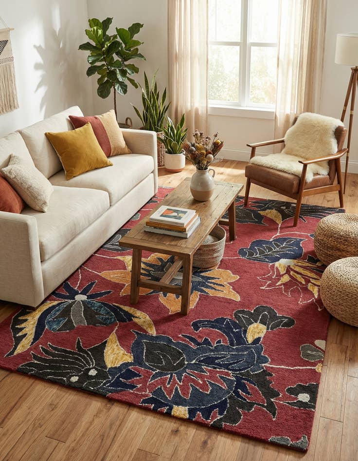 Detail image of 5' x 8' Luna Rug