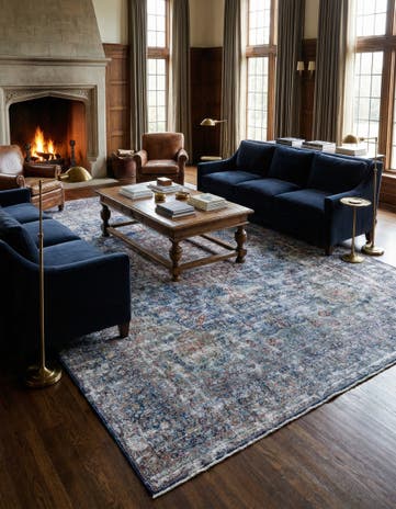 9' 9 x 13' Vintage Royal Wool Rug