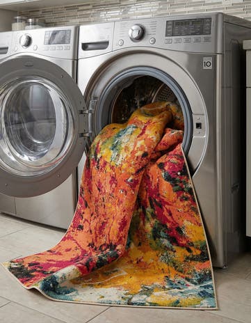 Washable Hyacinth Rug