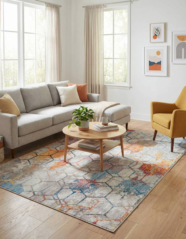 Detail image of  5' 3 x 7' 10 Andromeda Rug