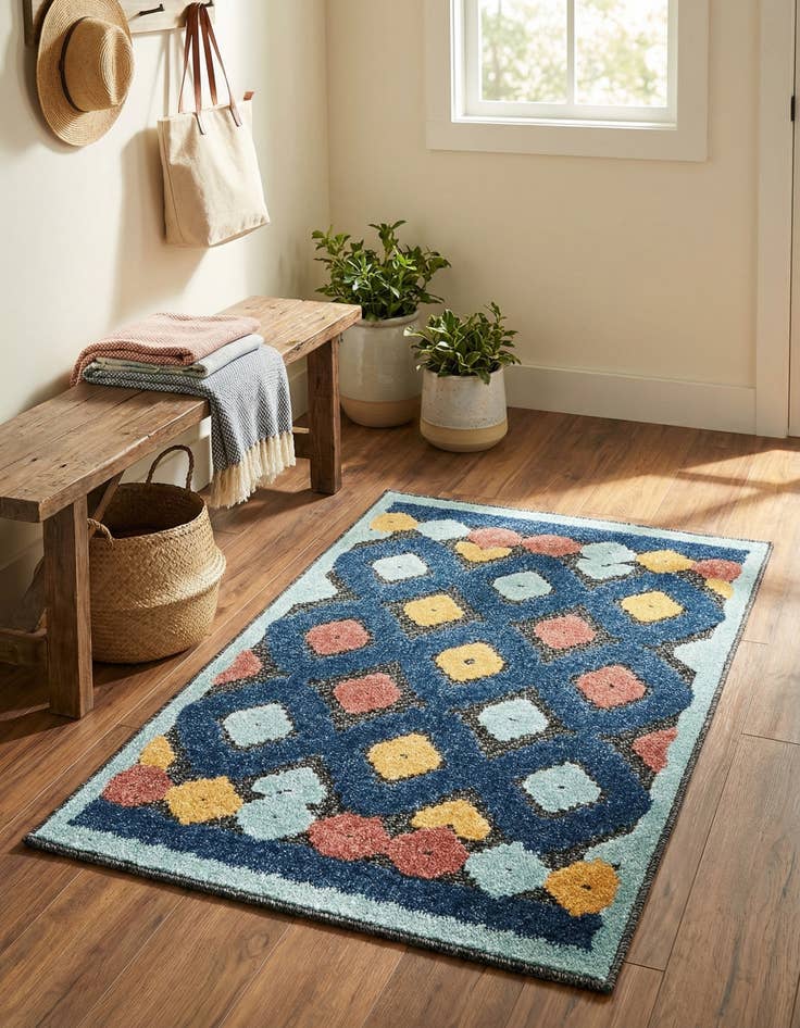 Detail image of  2' x 3'  Washable Belize Indoor / Outdoor Rug