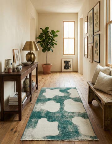 3' x 6' 4 Hand Knotted Ultra Vintage Persian Wool Runner Rug
