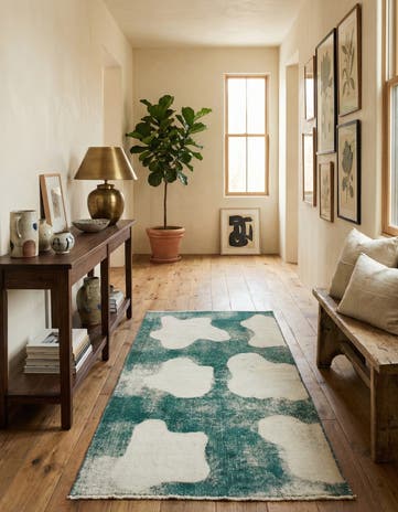 3' x 6' 4 Hand Knotted Ultra Vintage Persian Wool Runner Rug