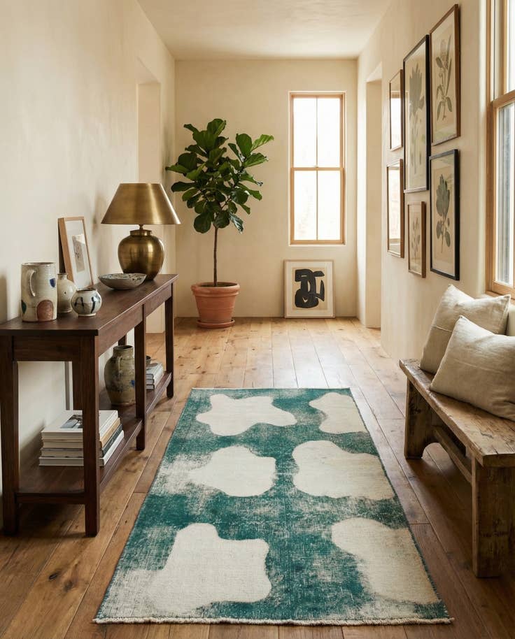Detail image of 3' x 6' 4 Hand Knotted Ultra Vintage Persian Wool Runner Rug