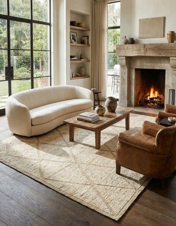 6' 10 x 10' Hand Knotted Darya Wool Rug