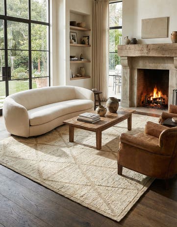 6' 10 x 10' Hand Knotted Darya Wool Rug