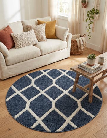 5' 3 x 5' 3 Boho Round Rug