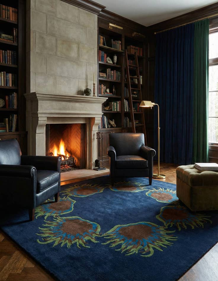 Detail image of 7' 4 x 7' 5 Luna Square Rug