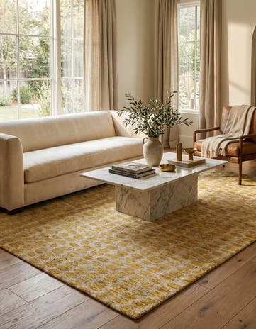 6' 1 x 9' 5 Hand Knotted Darya Wool Rug
